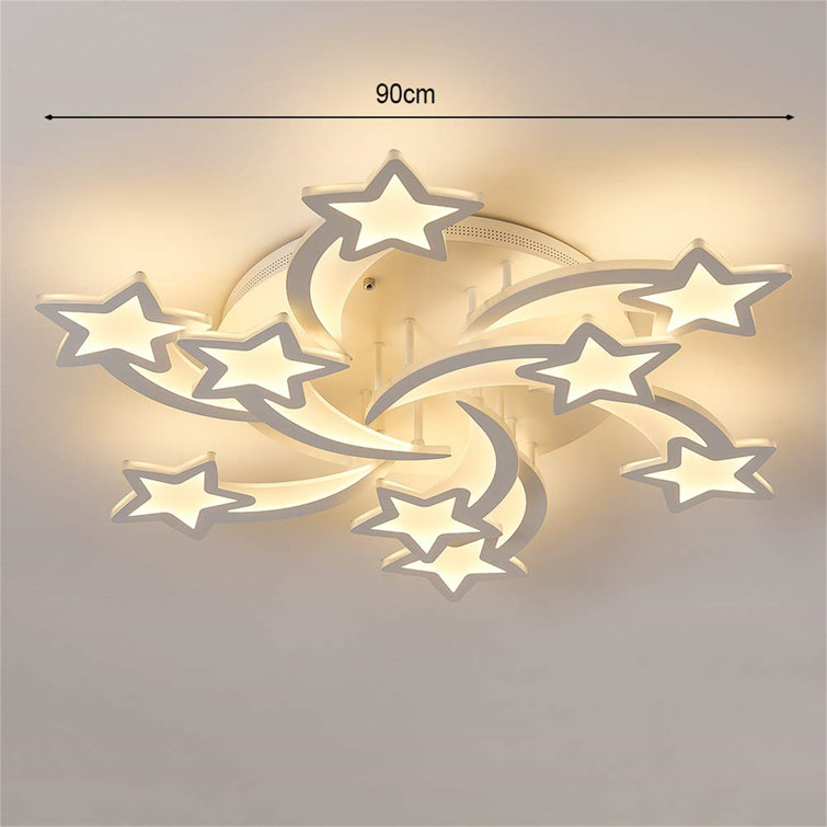 Ivy Bronx 99W Dimmable LED Ceiling Light 3000K 6500K Color